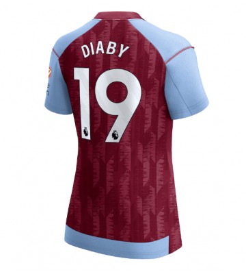 Aston Villa Moussa Diaby #19 Hemmatröja Dam 2023-24 Kortärmad